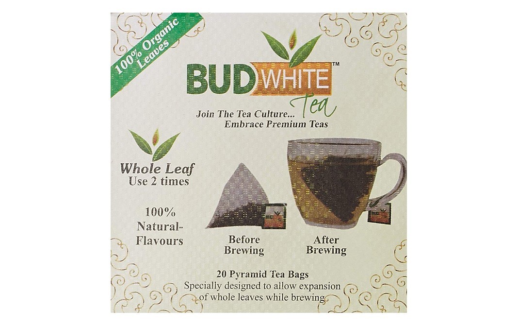 Bud White Orange & Mint Green Tea   Box  20 pcs